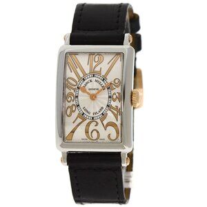 Frank Muller 902RELSTG Long Island Watch Stainless Steel Leather Ladies